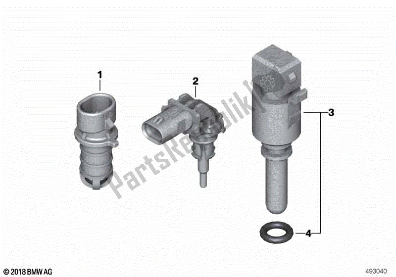 Todas las partes para Sensor De Temperatura Del Aire De Admisión de BMW F 650 GS Dakar R 13 2000 - 2003