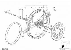 Spoke wheel front