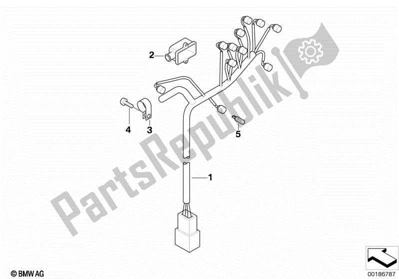 Todas las partes para Mazo De Cables, Grupo De Instrumentos de BMW F 650 GS Dakar R 13 2000 - 2003