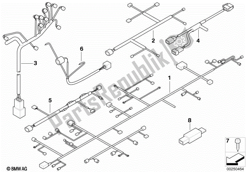 Todas las partes para Arnés De Cable de BMW F 650 GS Dakar R 13 2004 - 2007