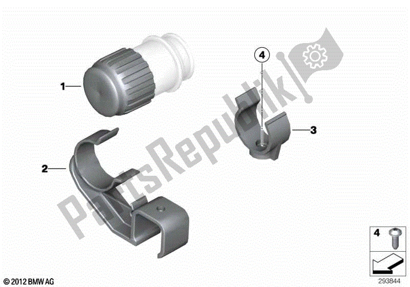 Todas las partes para Tapa Para Enchufe De Diagnóstico de BMW F 650 GS Dakar R 13 2004 - 2007