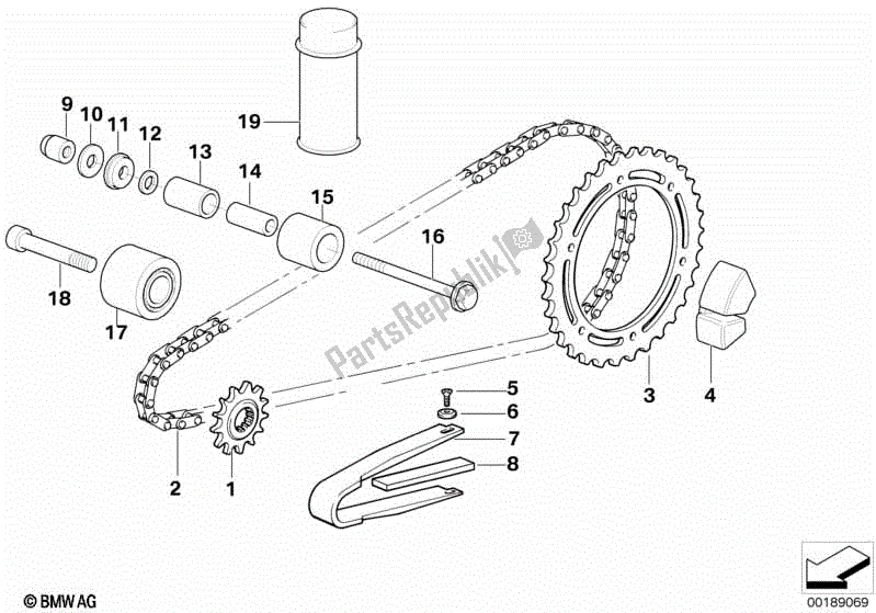 Todas las partes para Transmisión Por Cadena de BMW F 650 GS Dakar R 13 2004 - 2007