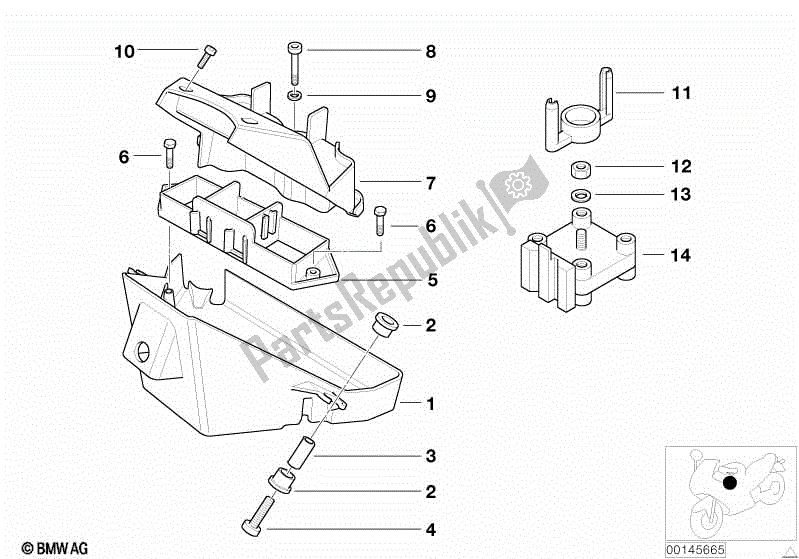 Todas las partes para E-box de BMW F 650 GS Dakar R 13 2004 - 2007