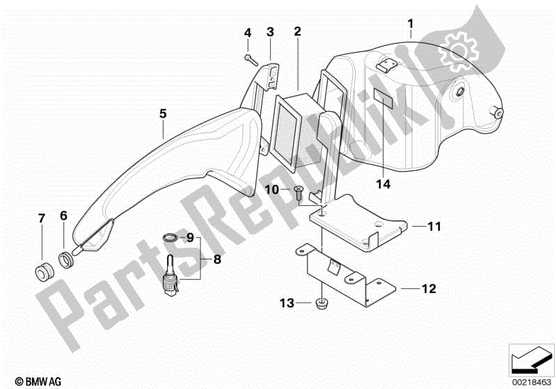 Todas las partes para Sistema De Sonido De Admisión de BMW F 650 GS Dakar R 13 2004 - 2007