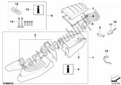 Single seat with luggage bin