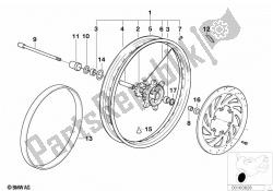 Spoke wheel front