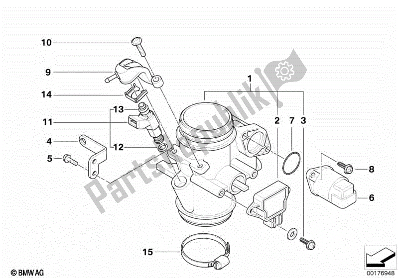 Todas las partes para Conjunto De Carcasa Del Acelerador de BMW F 650 GS Dakar R 13 2004 - 2007