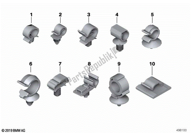 Todas las partes para Soporte De Tubo de BMW F 650 GS Dakar R 13 2004 - 2007