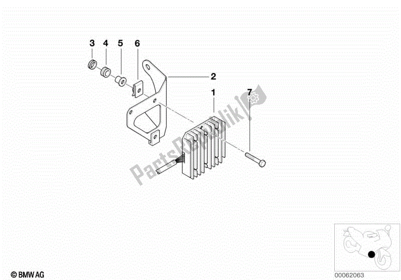 Todas las partes para Regulador De Voltaje de BMW F 650 GS Dakar R 13 2004 - 2007