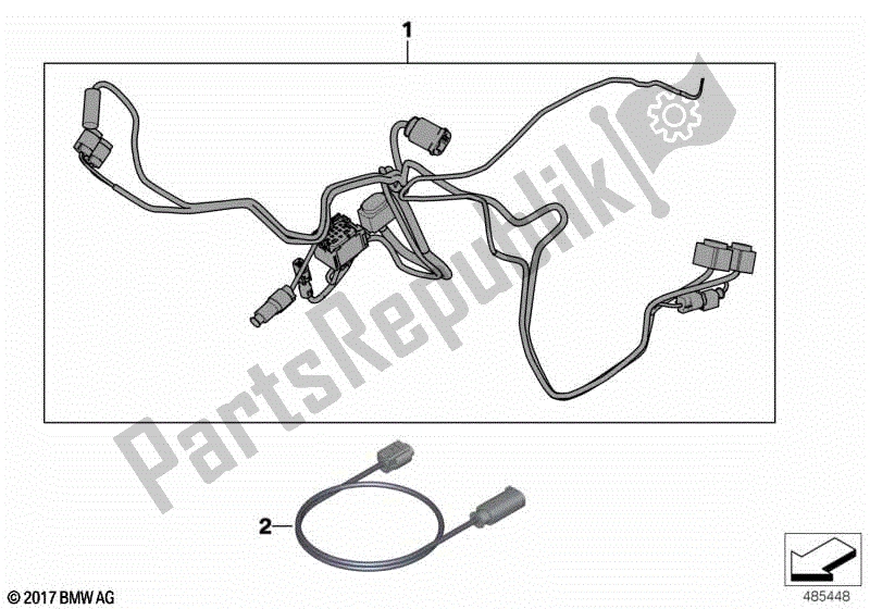 Todas las partes para Agregar Arnés De Cableado Vehículo Especial de BMW F 650 GS Twin K 72 2008 - 2012