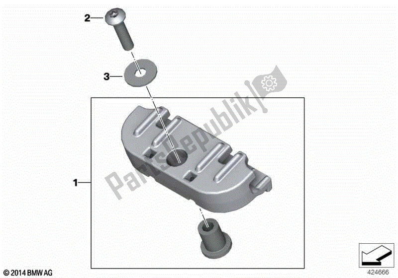 Todas las partes para Soporte, Unidad De Control de BMW F 650 GS Twin K 72 2008 - 2012