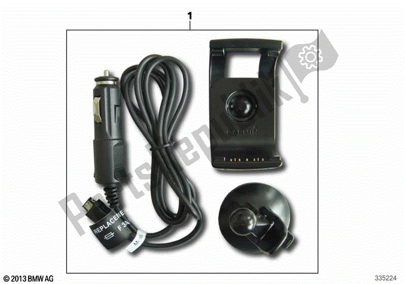 Todas las partes para Kit De Instalación De Coche Navigator Adventure de BMW F 650 GS Twin K 72 2008 - 2012