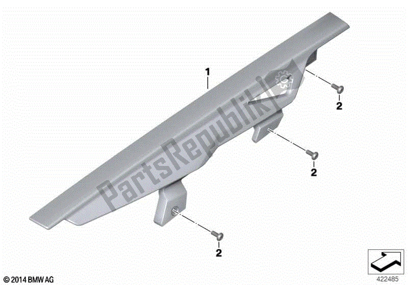 Todas las partes para Protector De Cadena de BMW F 650 GS Twin K 72 2008 - 2012