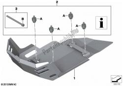 protection moteur, aluminium, grand