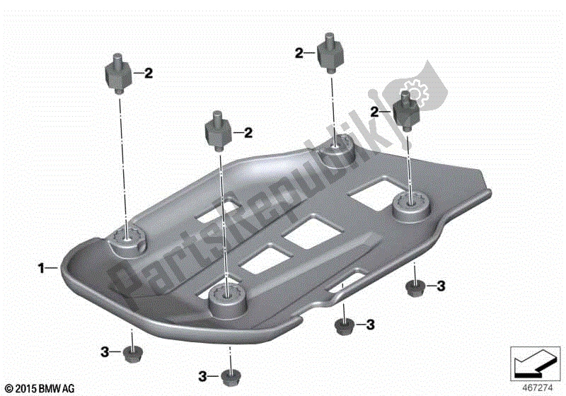 Todas las partes para Protección Del Motor, De Plástico de BMW F 650 GS Twin K 72 2008 - 2012