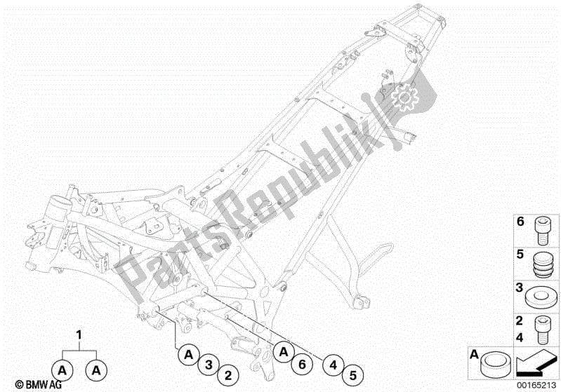 Toutes les pièces pour le Suspension Moteur du BMW F 650 GS Twin K 72 2008 - 2012