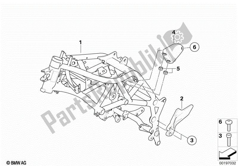 Todas las partes para Marco Frontal de BMW F 650 GS Twin K 72 2008 - 2012