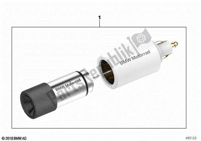 Todas las partes para Linterna Led de BMW F 650 GS Twin K 72 2008 - 2012