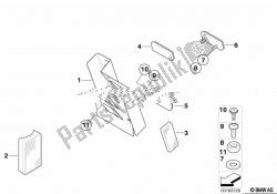 License plate bracket US / reflectors