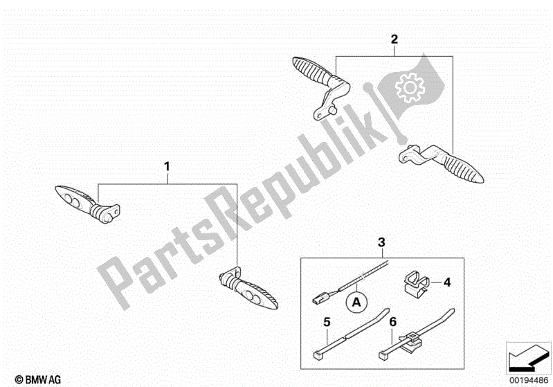 Todas las partes para Kit De Reequipamiento, Intermitente Led de BMW F 650 GS Twin K 72 2008 - 2012