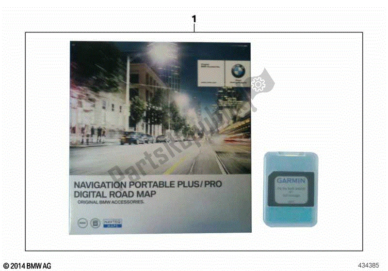Alle onderdelen voor de Sd Navigatie Wegenkaart van de BMW F 650 GS Twin K 72 2008 - 2012