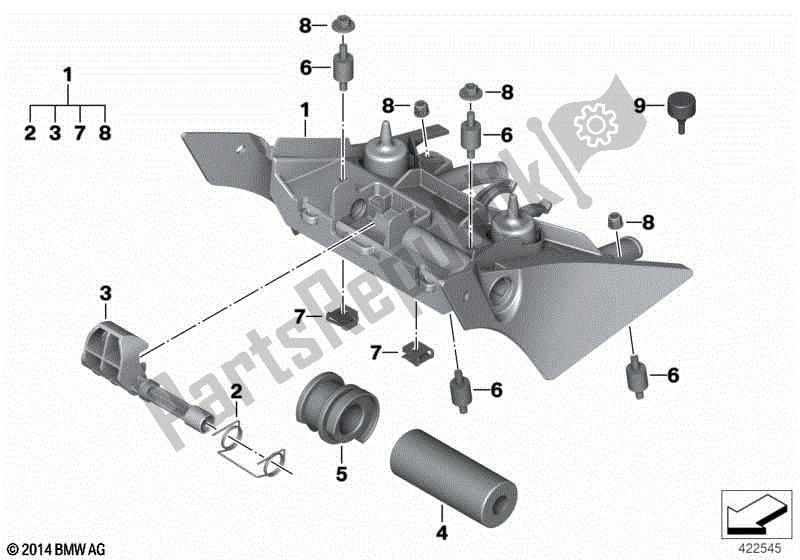 Toutes les pièces pour le Système De Verrouillage De La Banquette du BMW F 650 GS Twin K 72 2008 - 2012