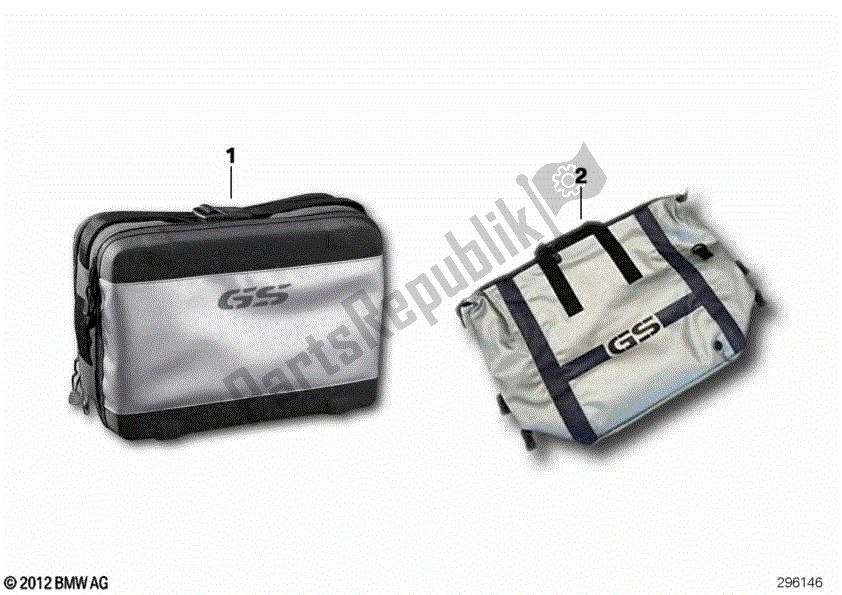 Toutes les pièces pour le étui Pour Bagages / Top Case du BMW F 650 GS Twin K 72 2008 - 2012