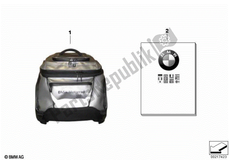 Todas las partes para Softbag Pequeño de BMW F 650 GS Twin K 72 2008 - 2012