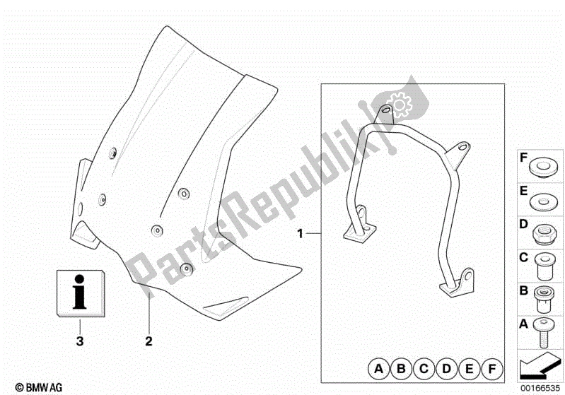 Todas las partes para Parabrisas Touring Con Soporte de BMW F 650 GS Twin K 72 2008 - 2012