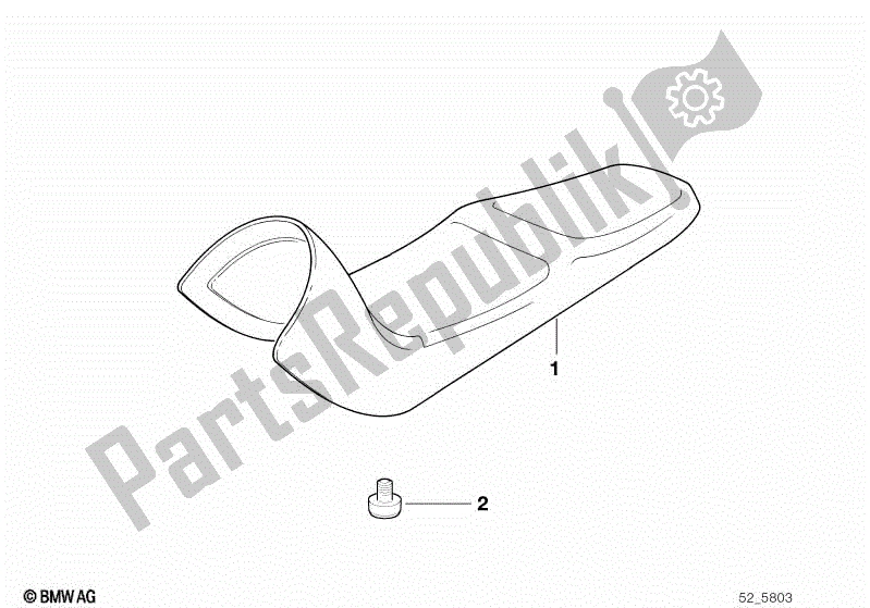 Todas las partes para Banqueta de BMW F 650 ST  E 169 1996 - 2000