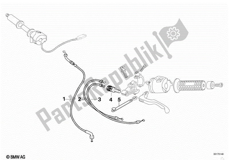 Todas las partes para Cable Bowden de BMW F 650 ST  E 169 1996 - 2000