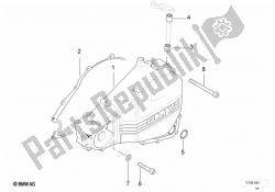 coperchio dell'alloggiamento del motore, sinistro