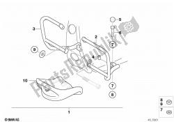 juego de barras de protección del motor