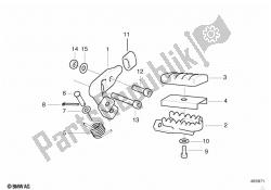 Footpeg plate/Front footpeg