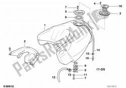 depósito de combustible / componentes externos f650 / 93