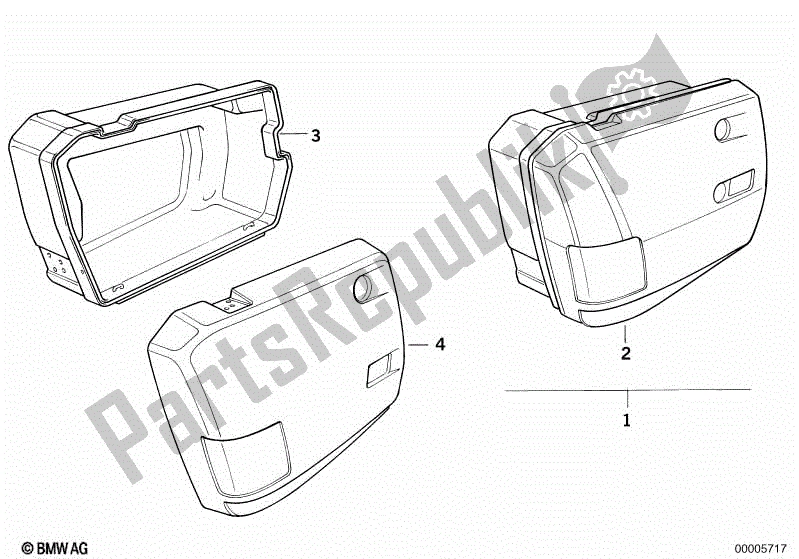 Todas las partes para Caso Integral de BMW F 650 ST  E 169 1996 - 2000