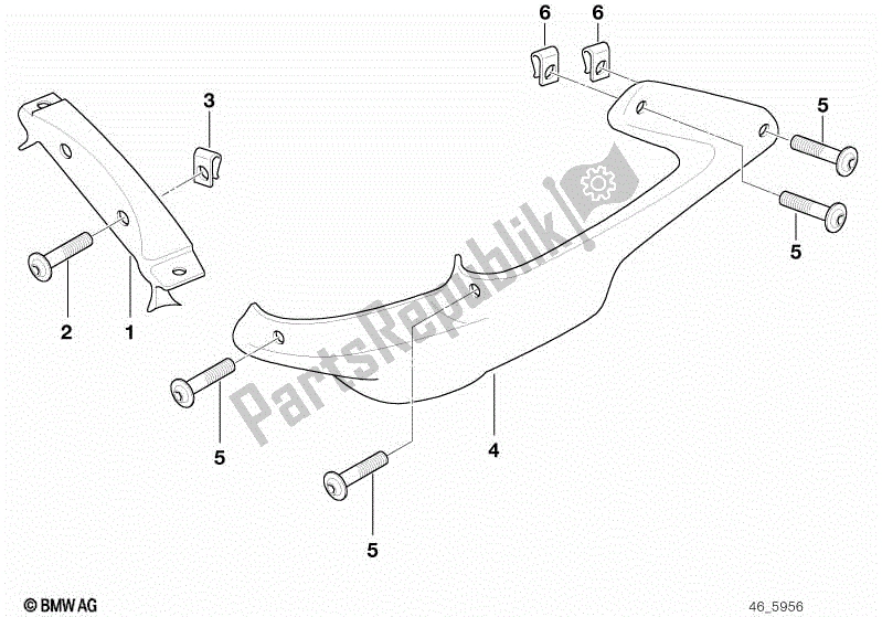 Todas las partes para Embellecedor Del Radiador de BMW F 650 ST  E 169 1996 - 2000