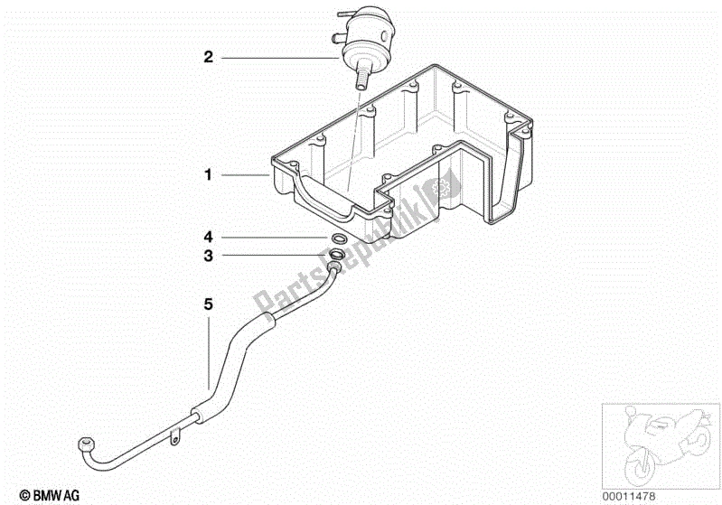 Todas las partes para Sistema De Aire Secundario de BMW F 650 ST  E 169 1996 - 2000