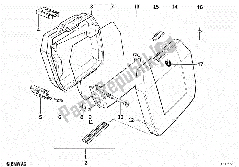 Todas las partes para Establecer Citycase de BMW F 650 ST  E 169 1996 - 2000