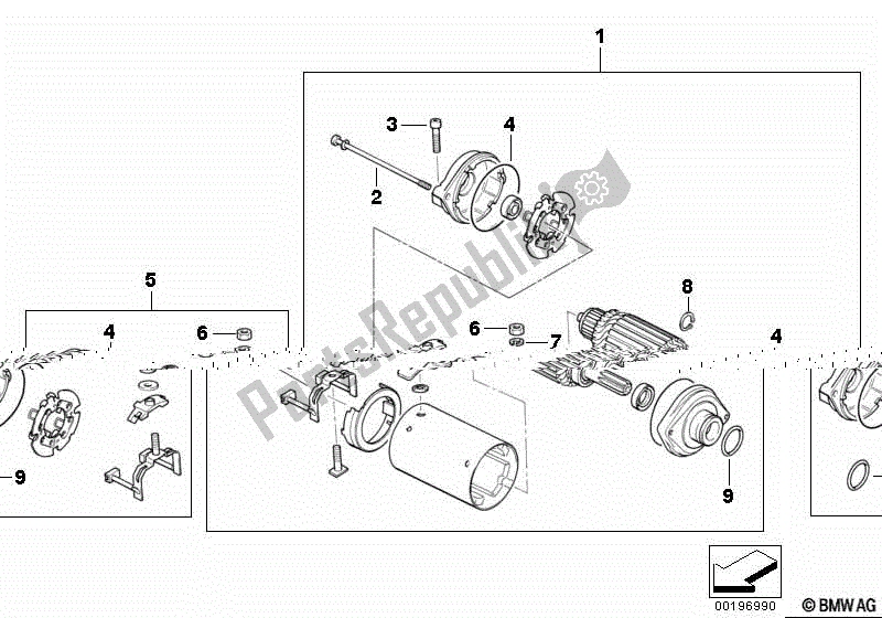 Todas las partes para Inicio de BMW F 650 ST  E 169 1996 - 2000