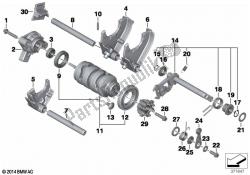 Composants de changement de vitesse de transmission à 6 vitesses