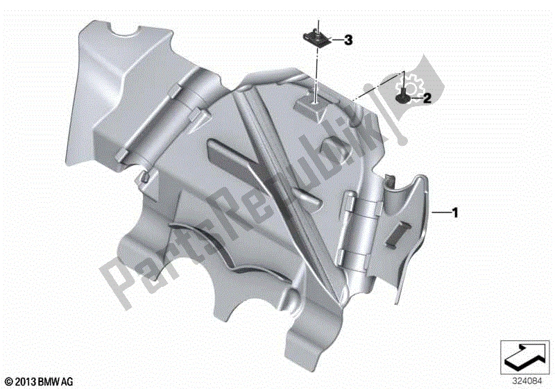 Todas las partes para Abschottung de BMW F 700 GS K 70 2012 - 2016