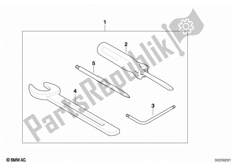 Todas las partes para Herramienta De Coche de BMW F 700 GS K 70 2012 - 2016