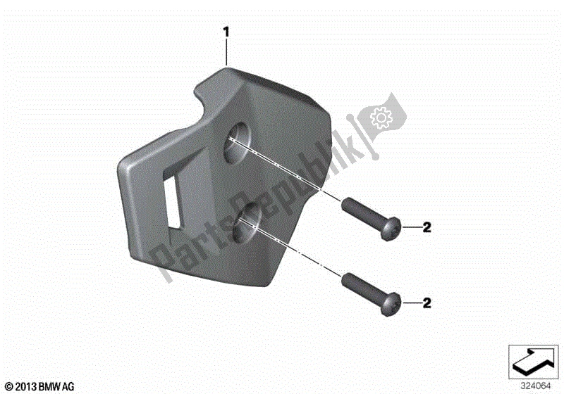 Todas las partes para Tapa Para Cilindro De Freno de BMW F 700 GS K 70 2012 - 2016