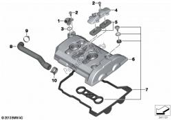 Cylinder head cover/Mounting parts