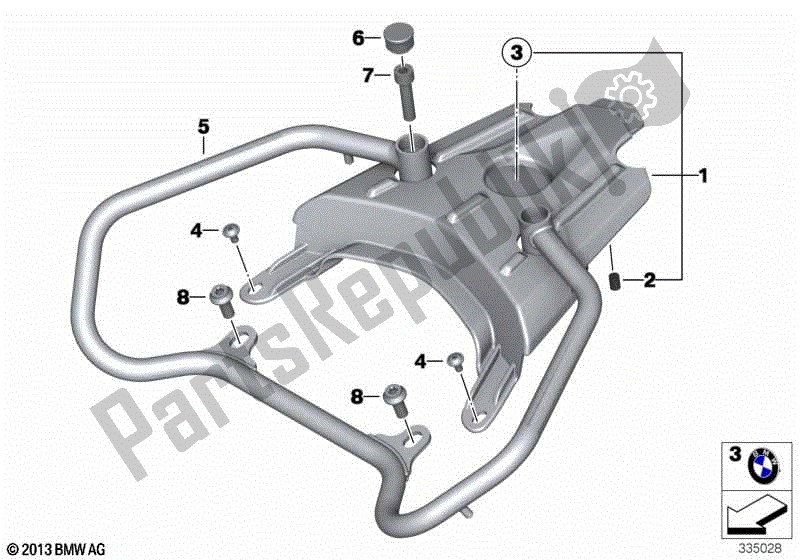 Todas las partes para Rejilla De Equipaje de BMW F 700 GS K 70 2012 - 2016