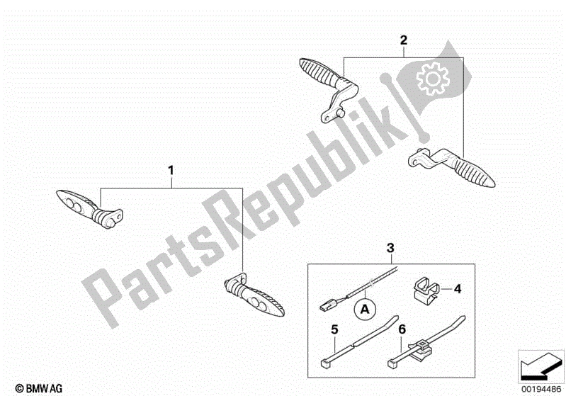 Todas las partes para Kit De Reequipamiento, Intermitente Led de BMW F 700 GS K 70 2012 - 2016