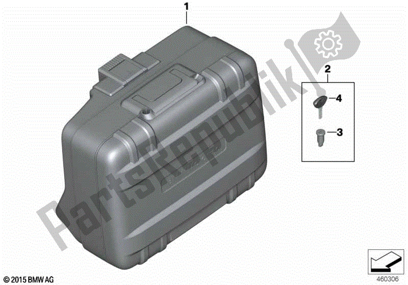 Todas las partes para Caso Vario de BMW F 700 GS K 70 2012 - 2016