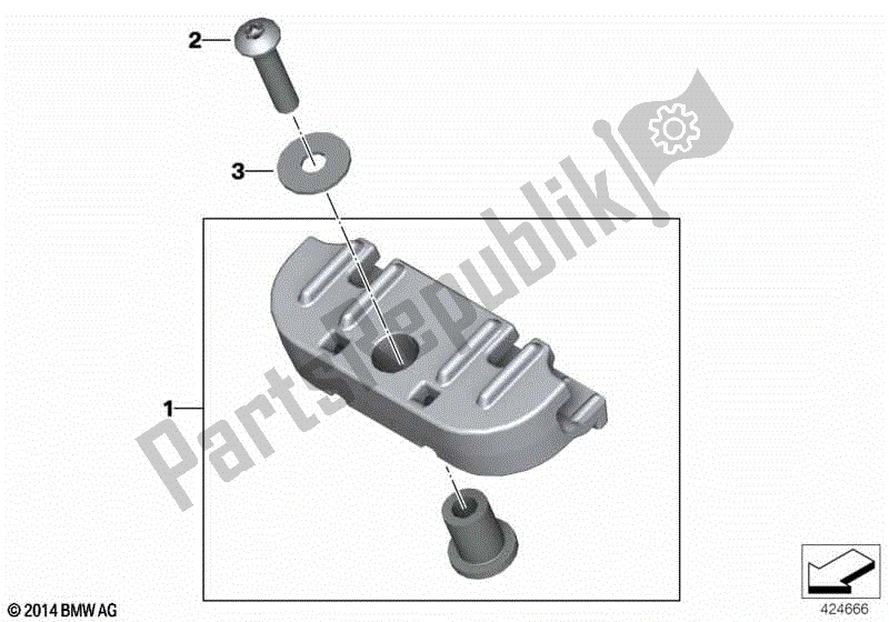 Todas las partes para Soporte, Unidad De Control de BMW F 700 GS K 70 2016 - 2018