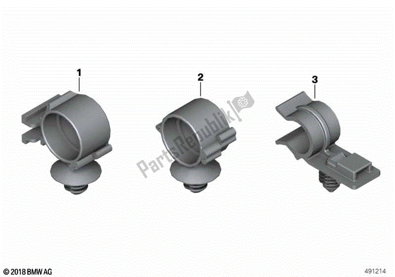 Todas las partes para Soporte Del Cable de BMW F 700 GS K 70 2016 - 2018